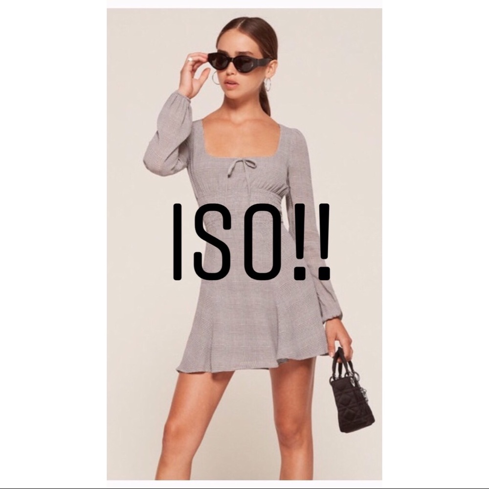 Reformation Wilder Dress Plaid